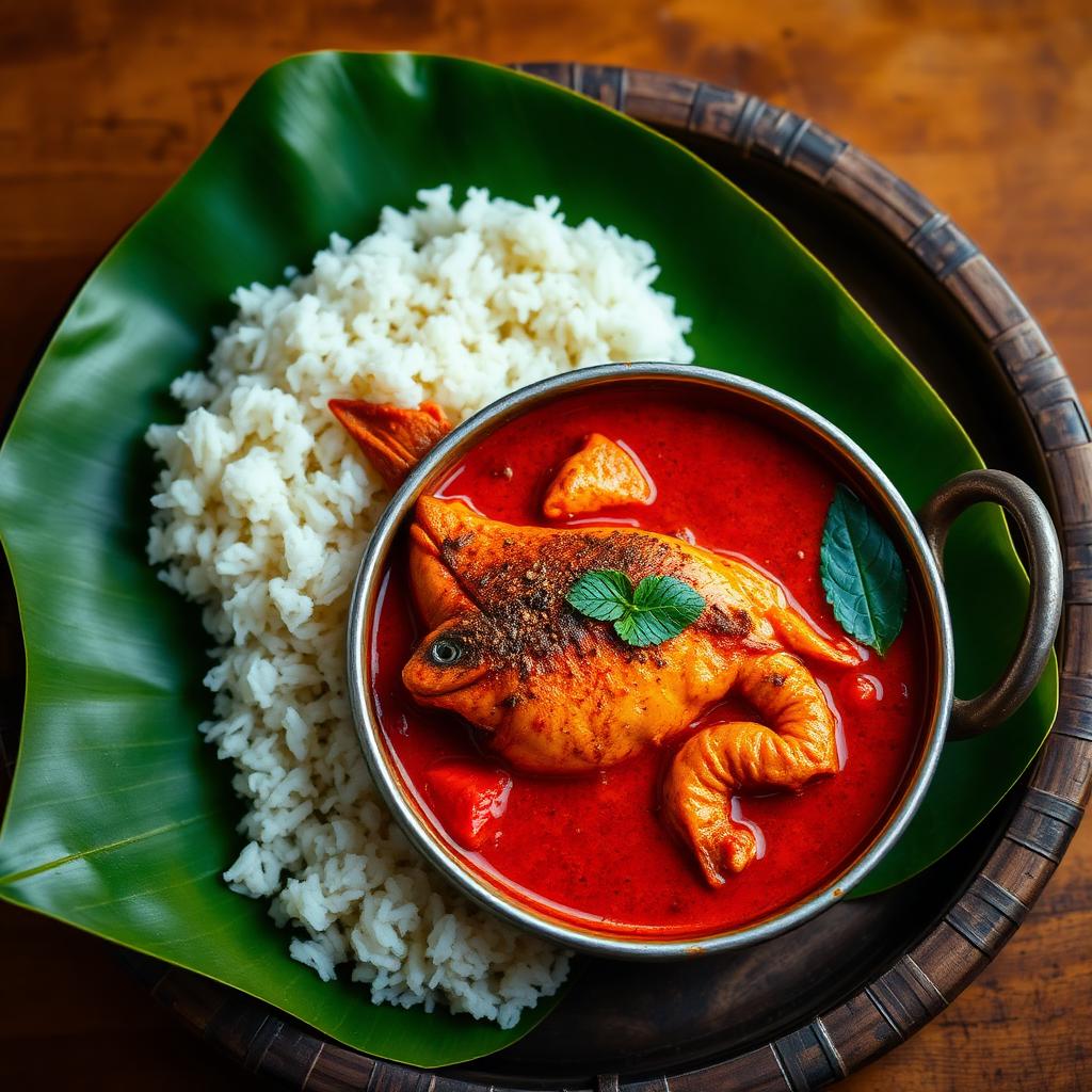 Meen Curry & Rice