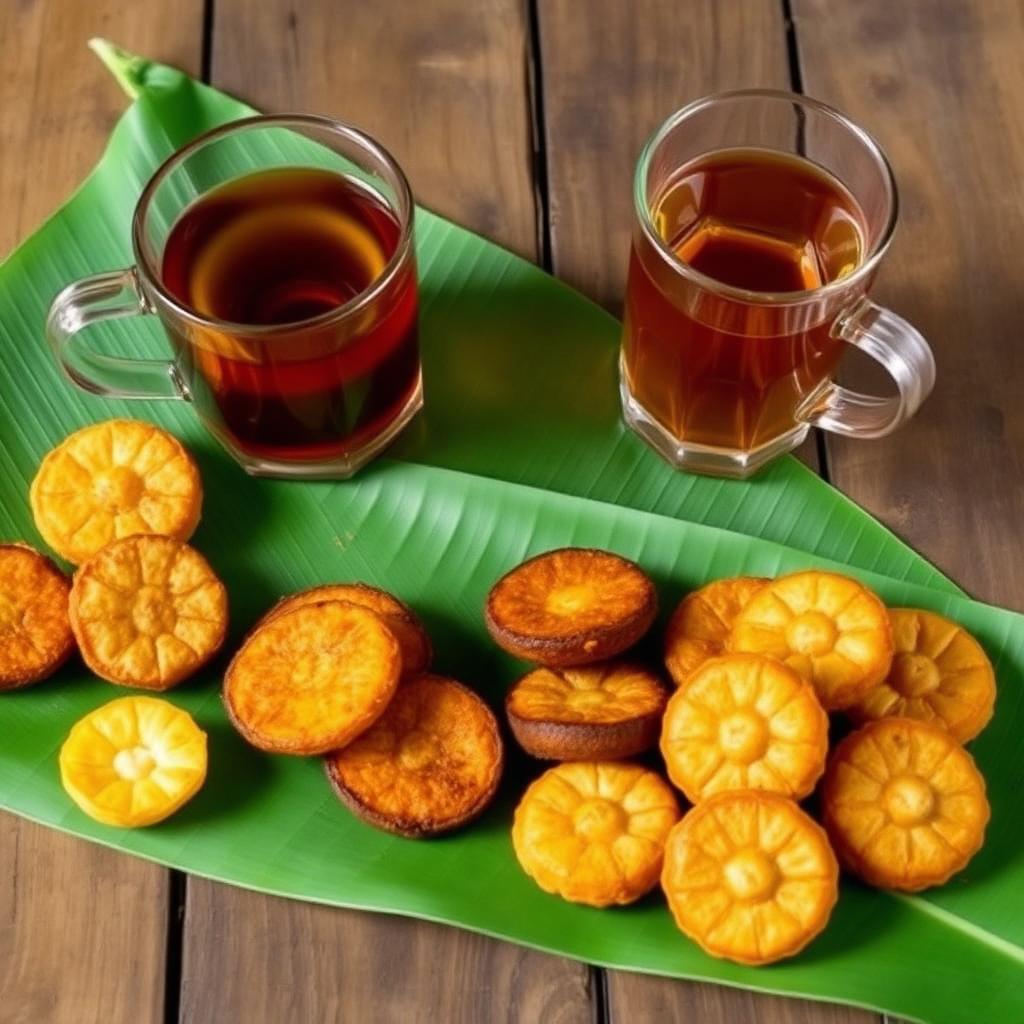 Tea & Pazham Pori